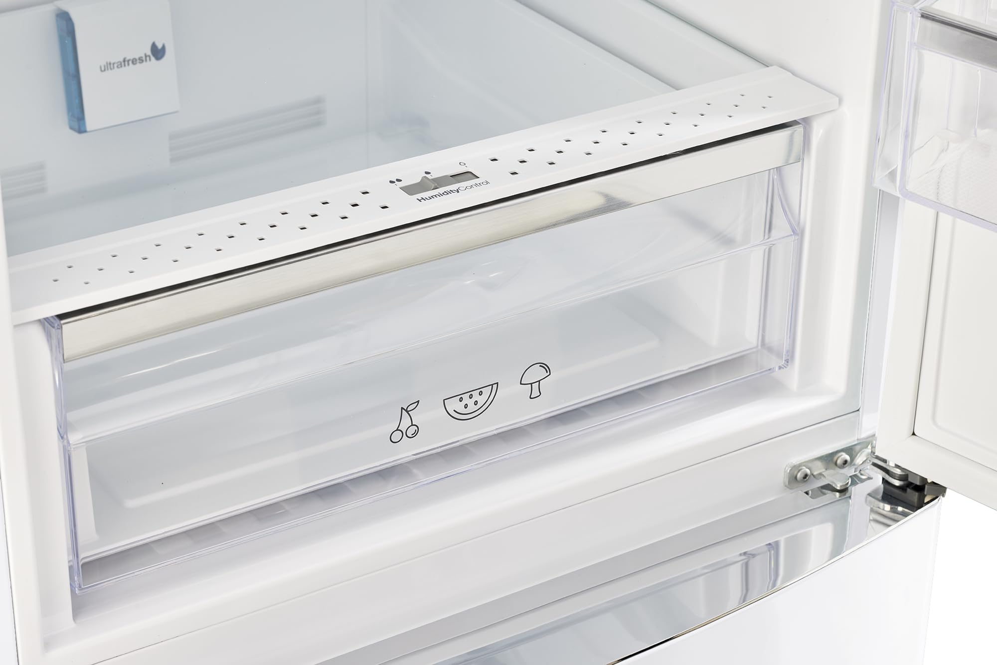 Unique Appliances Classic Retro 12 Cu.Ft. Bottom Freezer Refrigerator In Marshmallow White on Fridge.com - View 5