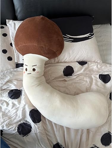 Miniatura 5 de Hofun4U Almohada de felpa de hongo, felpa rellena de hongos, almohada de felpa para sofá cama o automóvil, decoración del hogar, cumpleaños de niños