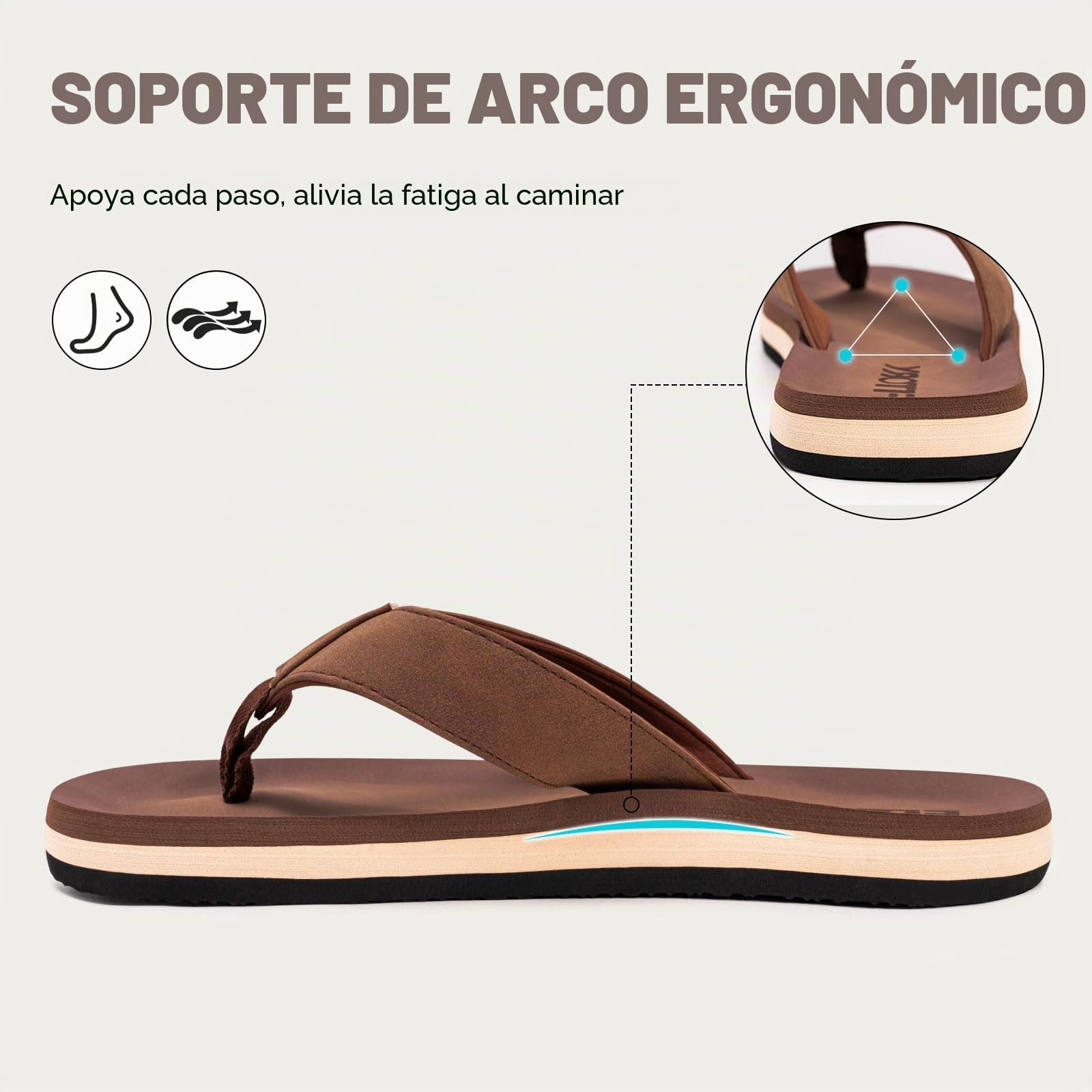 FITORY Chanclas de Hombre para la Playa Zapatos Planos de Verano para Piscina Casual Talla 39-48 EU