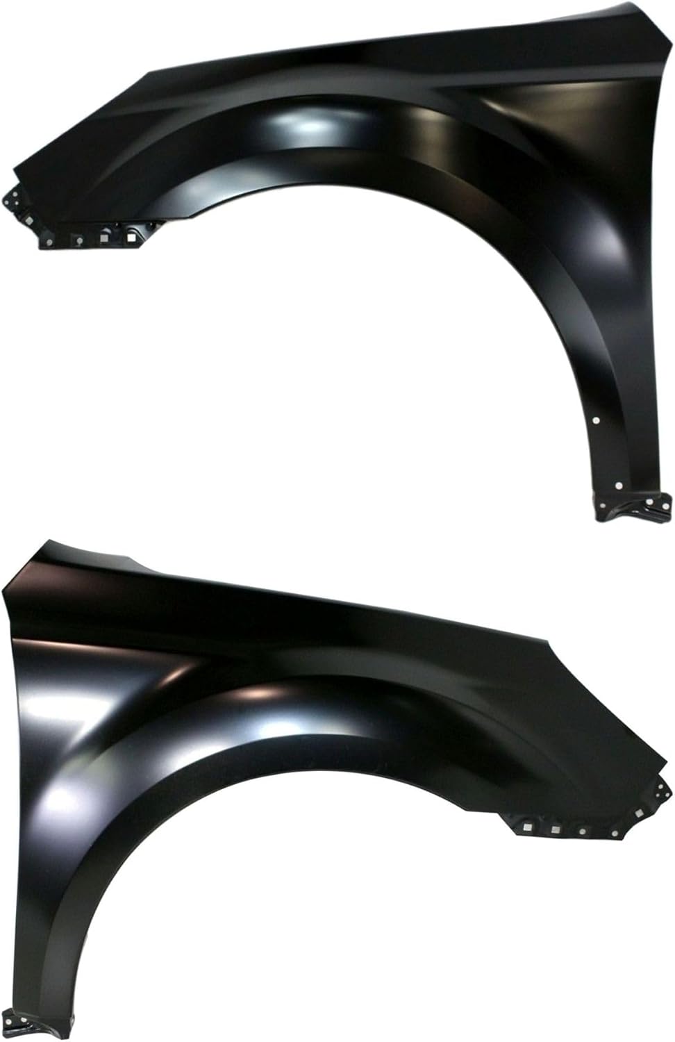 Quarter Panel Set of 2 Front Left Right Repair Patch Steel Primed for Legacy 2010-2014 Car without Holes