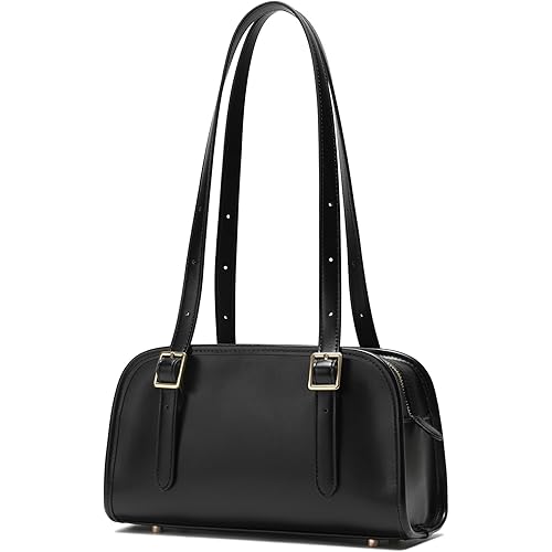 Keyli Fashion Swing Bag Shoulder Bags Purses for Women Leather Zipper Closure Hobo Handbags Clutch with Adjustable Strap