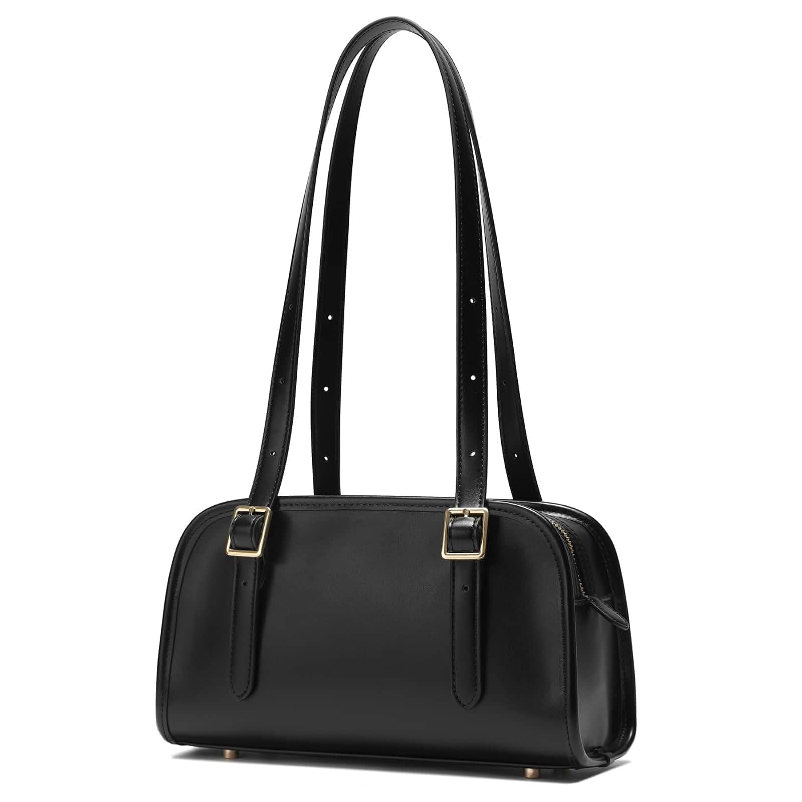 Keyli Swing Zip Shoulder Bag Fashion Purses for Women, Leather Shoulder Handbag Top-Handle Hobo Bags with Adjustable Strap