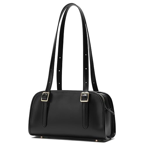Swing Zip Shoulder Bag Fashion Purses for Women, Leather Shoulder