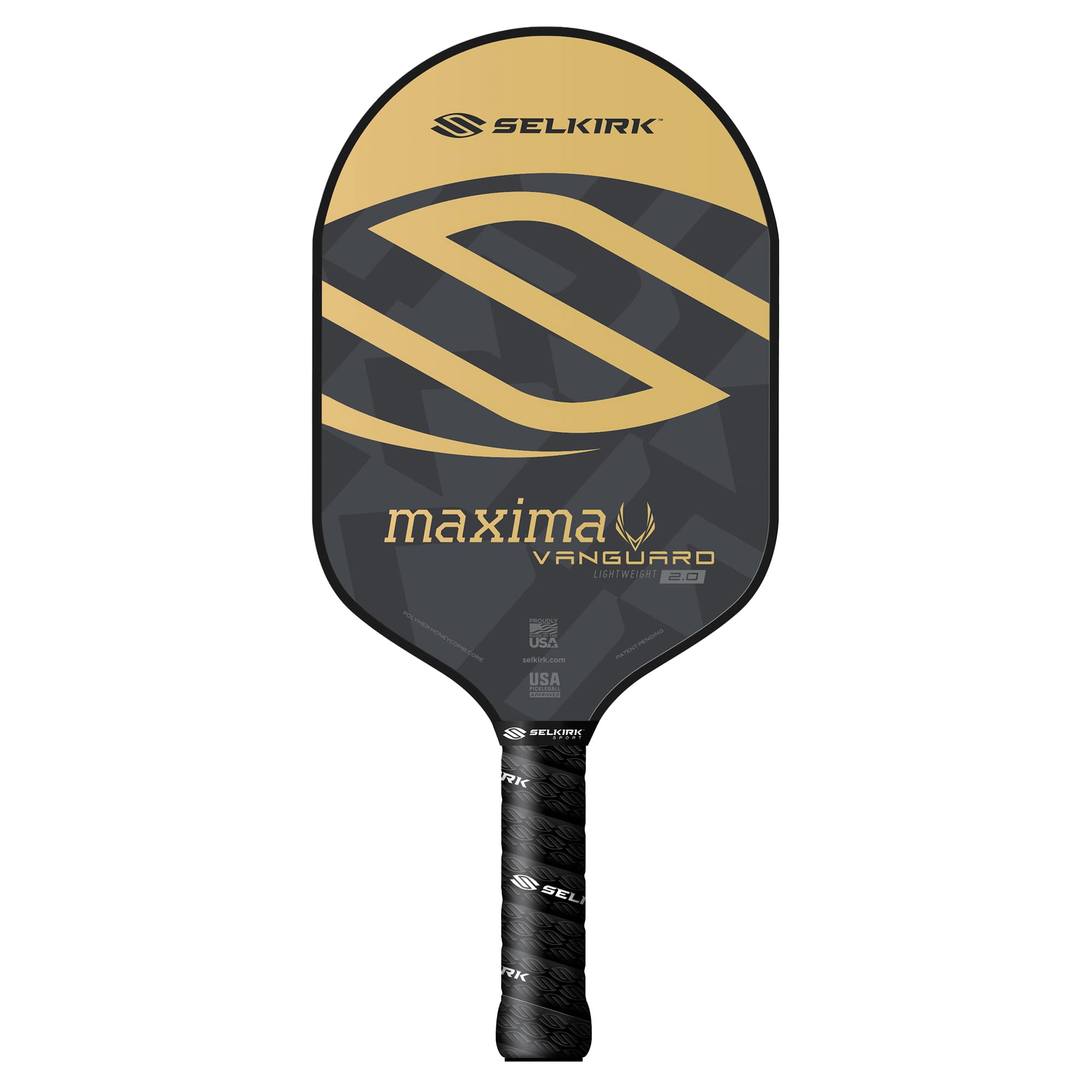 Selkirk Sport Vanguard Hybrid Pickleball Paddle | Carbon Fiber Pickleball Paddle with a Polypropylene X5 Core | Pickleball Rackets