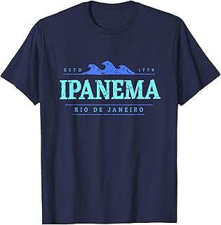 Ipanema Brasil | Ipanema Beach Rio de Janeiro Brazil Shore T-Shirt