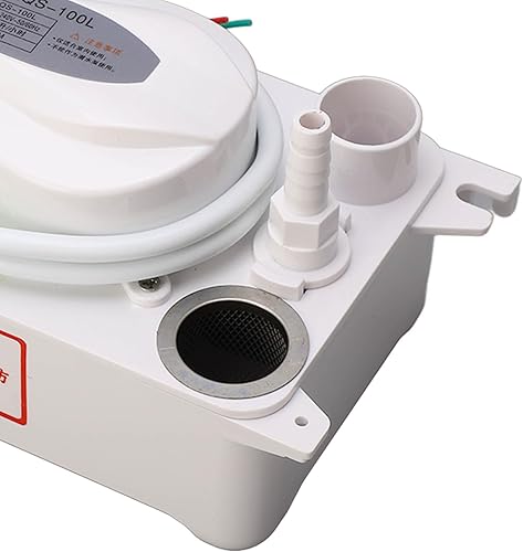 Miniatura 7 de Pssopp Bomba de condensado, 0.6L Agua 100L H Rate 5W Motor 22dB de bajo ruido, con operación automática y función de parada, para fabricantes de