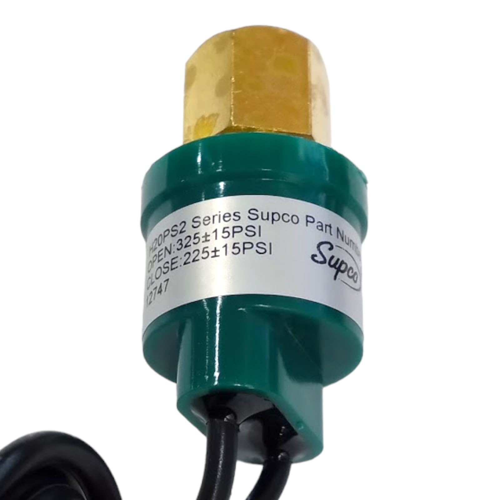 Supco SHP325225 High Pressure Switch Open: 325 PSI Close: 225 PSI HVAC Refrigeration