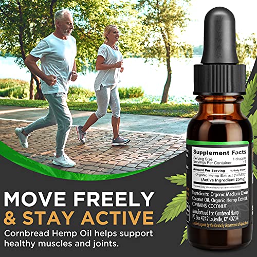 USDA Organic Hemp Oil for Stress & Sleep Relief - 375mg of Pure Hemp Oil Extract, Certified Organic Whole Flower Formula… - Image 6