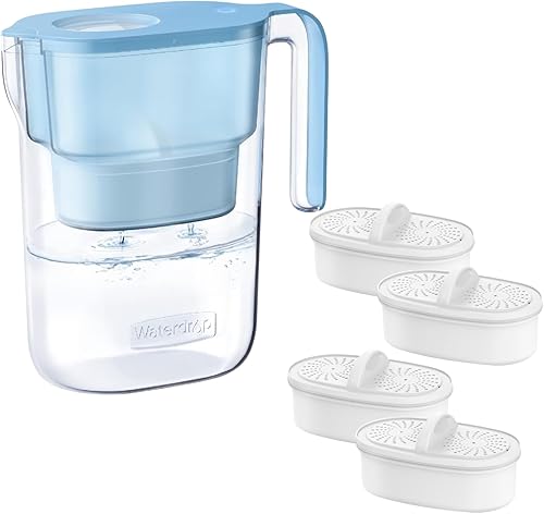 Waterdrop Jarra de filtro de agua de larga duración de 200 galones, purificador de agua certificado NSF, reemplaza 6,400 botellas de agua de