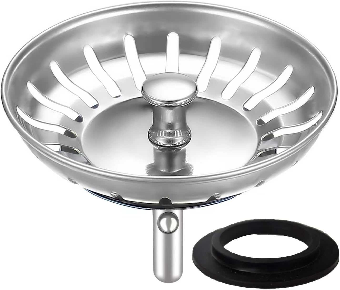 Colino Per Lavello Da Cucina, 84 Mm, In Acciaio Inox, Filtro Per Lavello Da Cucina, Tappo Di Ricambio Per Lavello - Foto 7