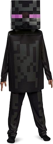 Disguise Minecraft Child Enderman Deluxe Costume, Official Minecraft Kids Costume Outfit