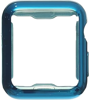 جراب حماية مضاد للصدمات والخدش متوافق مع ساعة ابل 40 ملم لسلسلة 4/5/6 - ازرق، بولي يوريثين اللدن بالحرارة