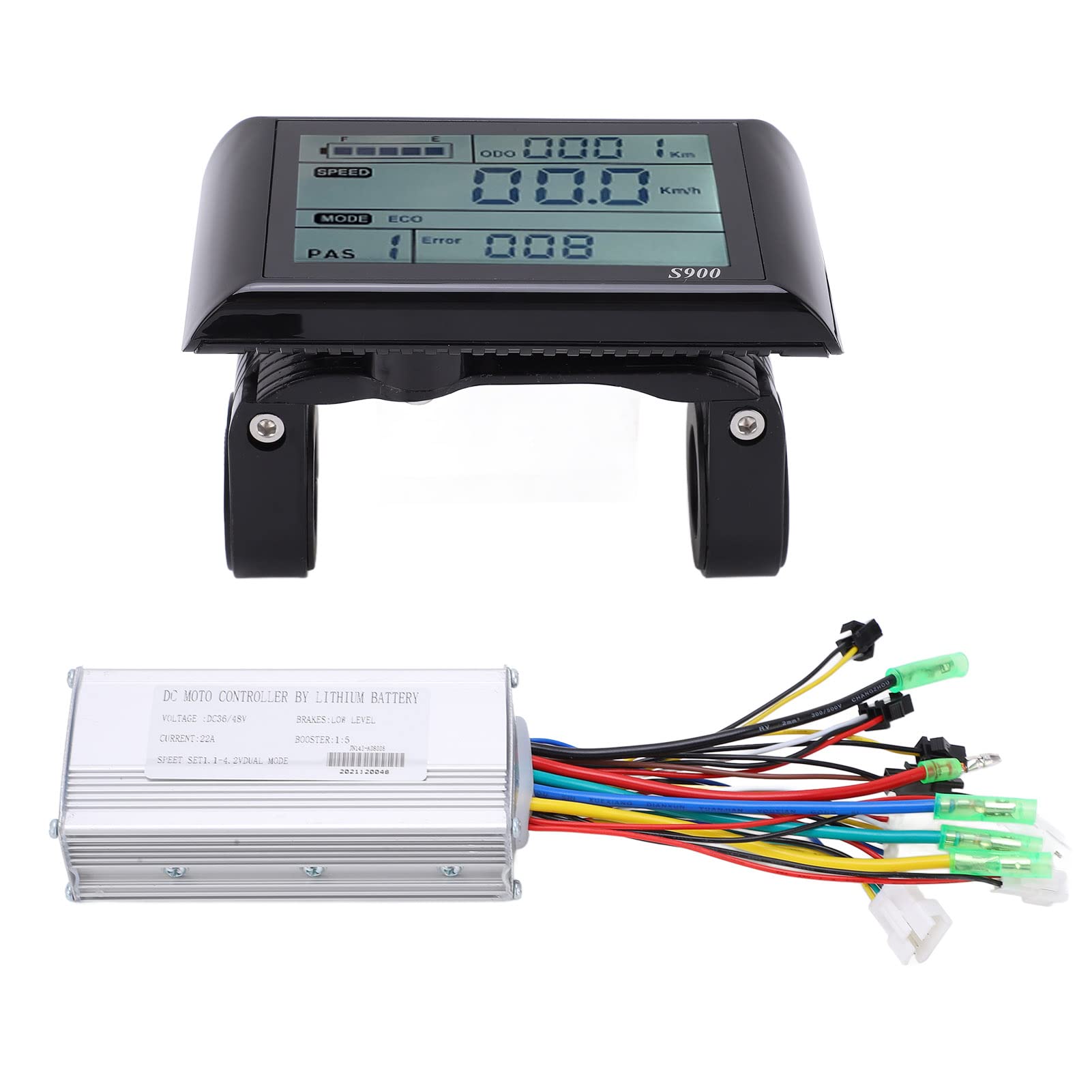 Zestaw KontroleróW Bezszczotek Elektrycznych z 9 MOSFET -LCD Wyświetlacz -łatwy do Zainstalowania i Użycia dla SilnikóW 500 W 750W -przydatne dla Cykli