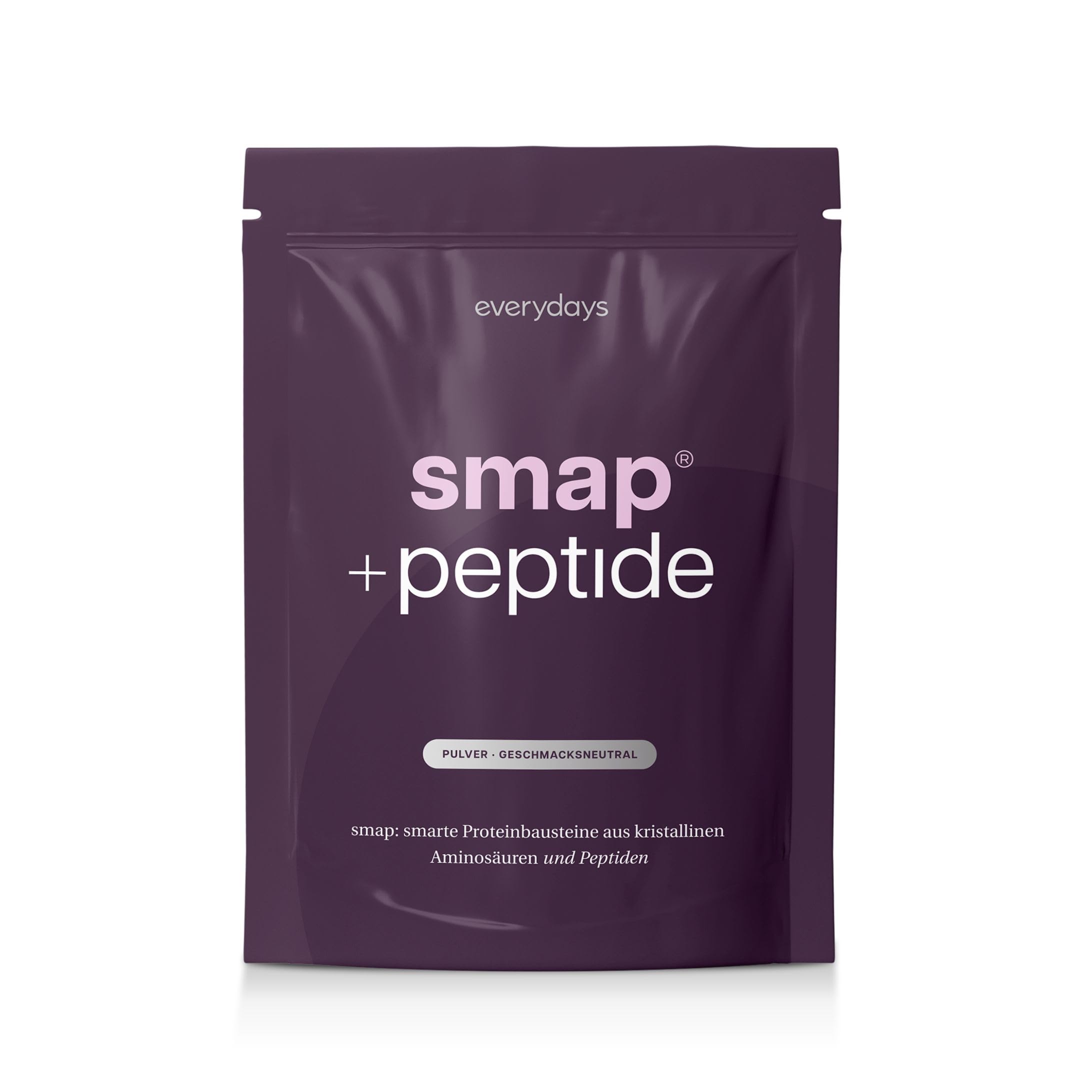 everydays smap® + Peptide - Kollagen Protein Pulver-geschmacksneutral-300 g | 8,8 g Protein aus Kollagen-Peptiden & Aminosäuren pro Portion - nur 36 kcal - histaminarm