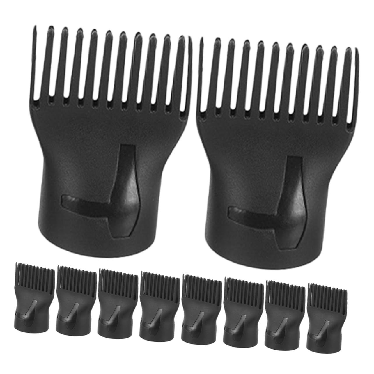 FOMIYES 15pcs Hair Dryer Comb Attachment Blow Dryer Nozzles for Even Air Distribution and Smooth Styling for Professional and Home Use