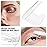 4D White Mascara Primer for Eyelashes Set, Super Volume Curly Thick Waterproof Non-Smudged Long lasting Charming Voluminous Lash for Women Cruelty Free Vegan Eye Makeup (D-1Pc White mascara, D)