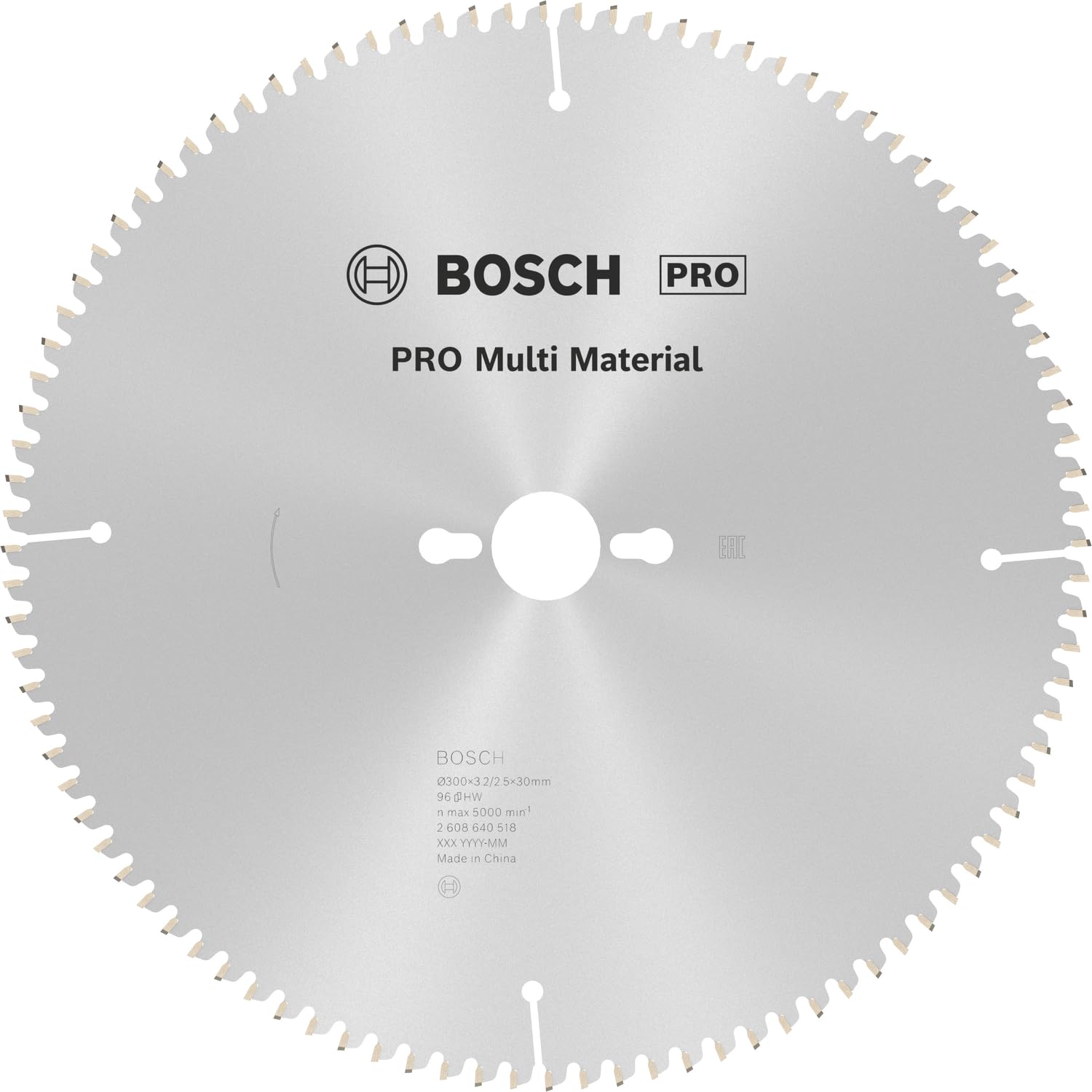 Bosch PRO Multi Material Cutting Saw Blade 300mm 96T 30mm