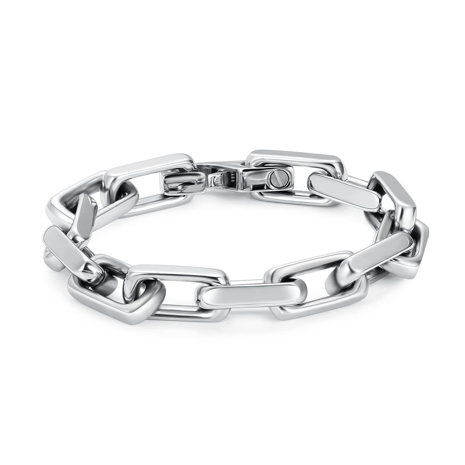 Bracelet urne funéraire pour cendres avec maille trombone réglable de 22cm - 4