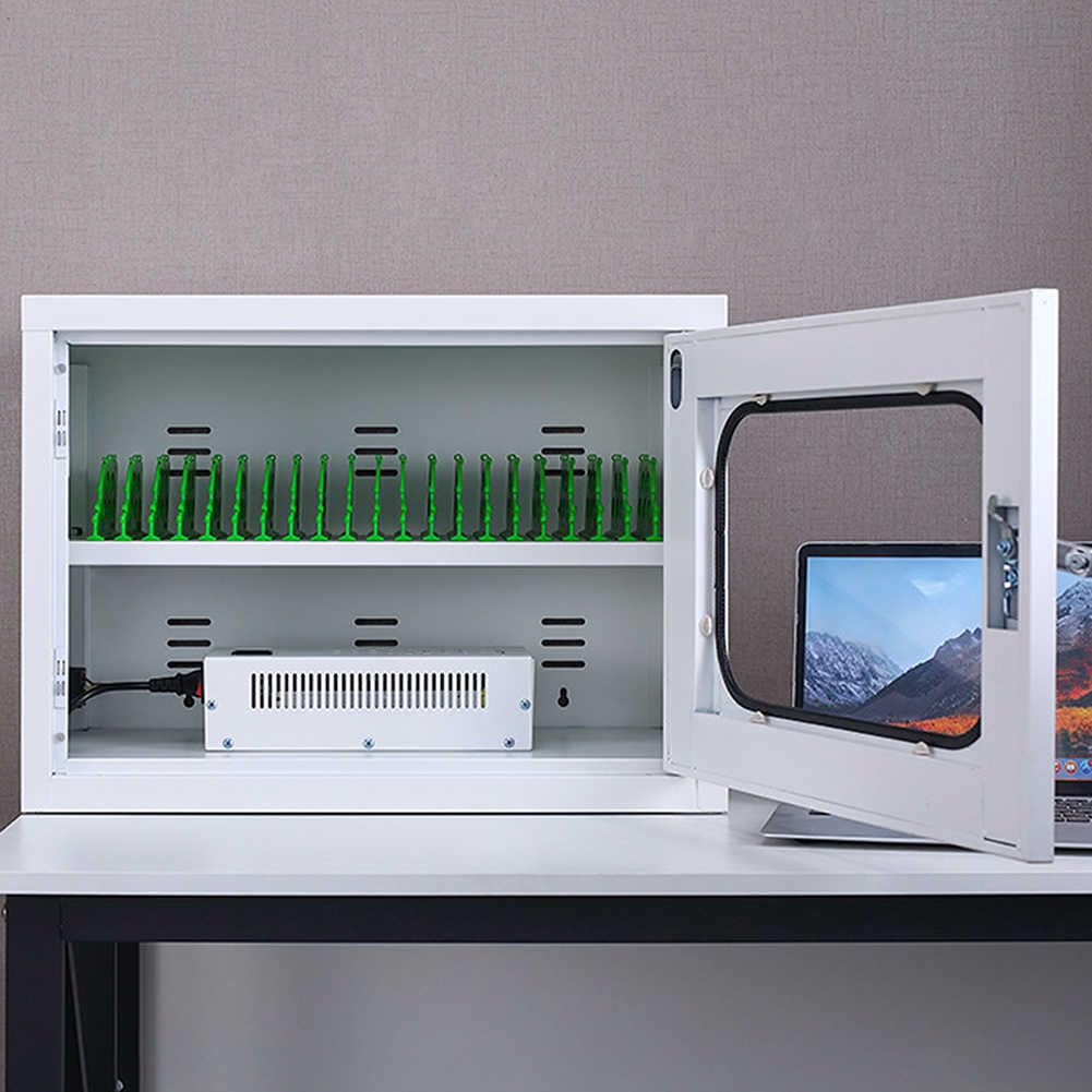 Armadietto di ricarica a 20 porte per telefoni cellulari e tablet | Ricarica sicura t & Sto Locker per più dispositivi | Perfetto per scuole, uffici e spazi condivisi