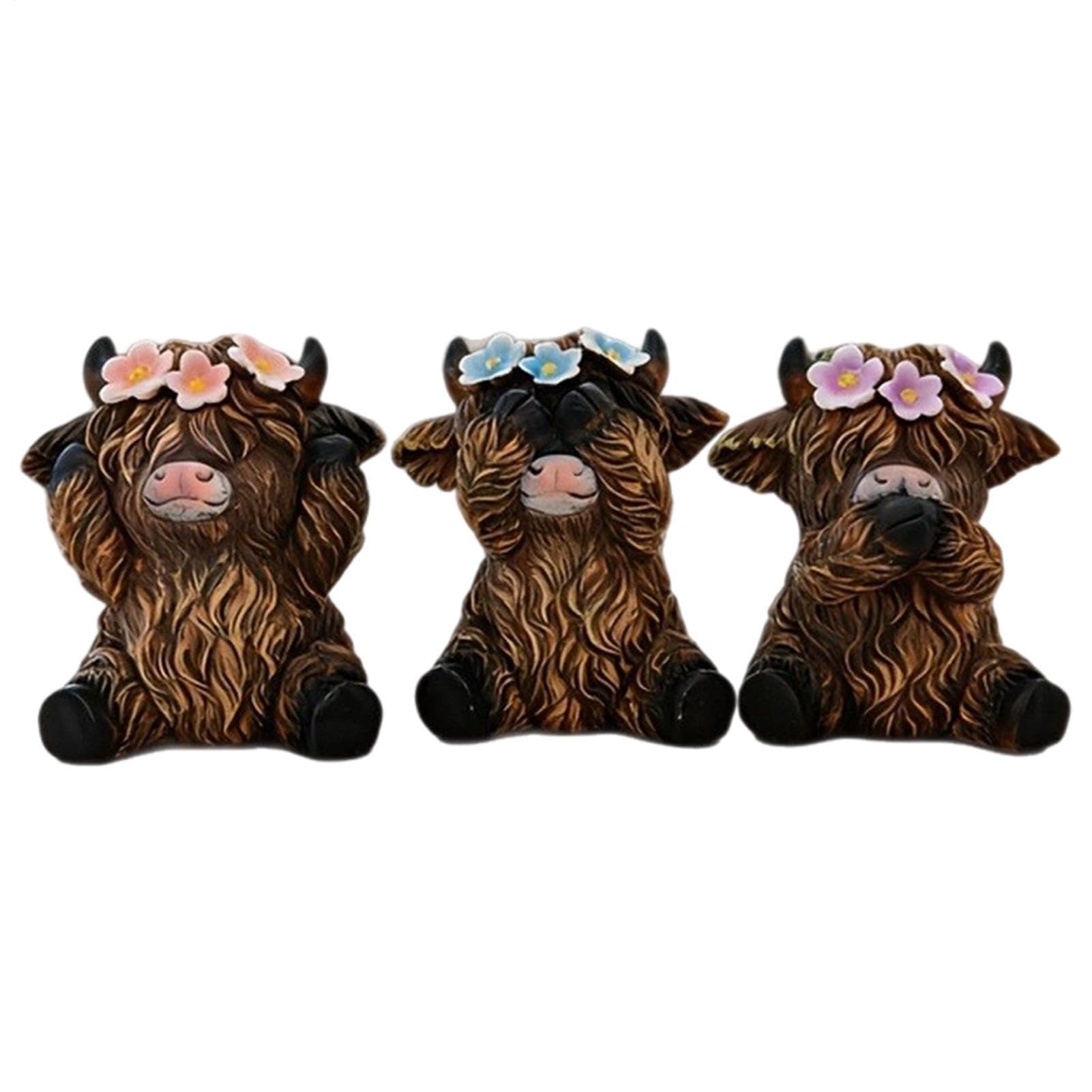 Figurines de vache rustiques à offrir : le cadeau idéal pour amoureux de la campagne