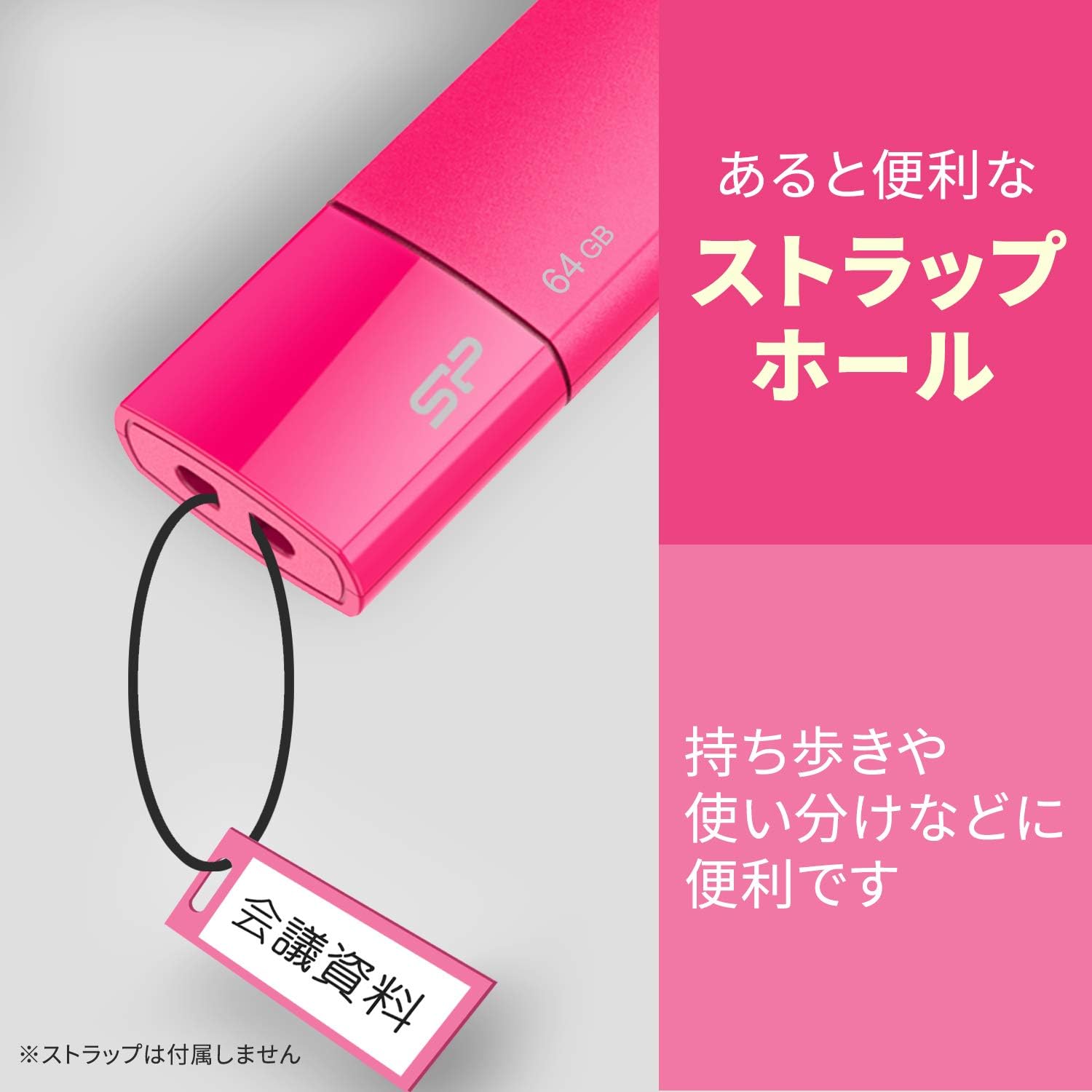 Silicon Power USB Memory Stick 32GB USB 3.0 Slide Type Blaze B05 Pink SP032GBUF3B05V1H