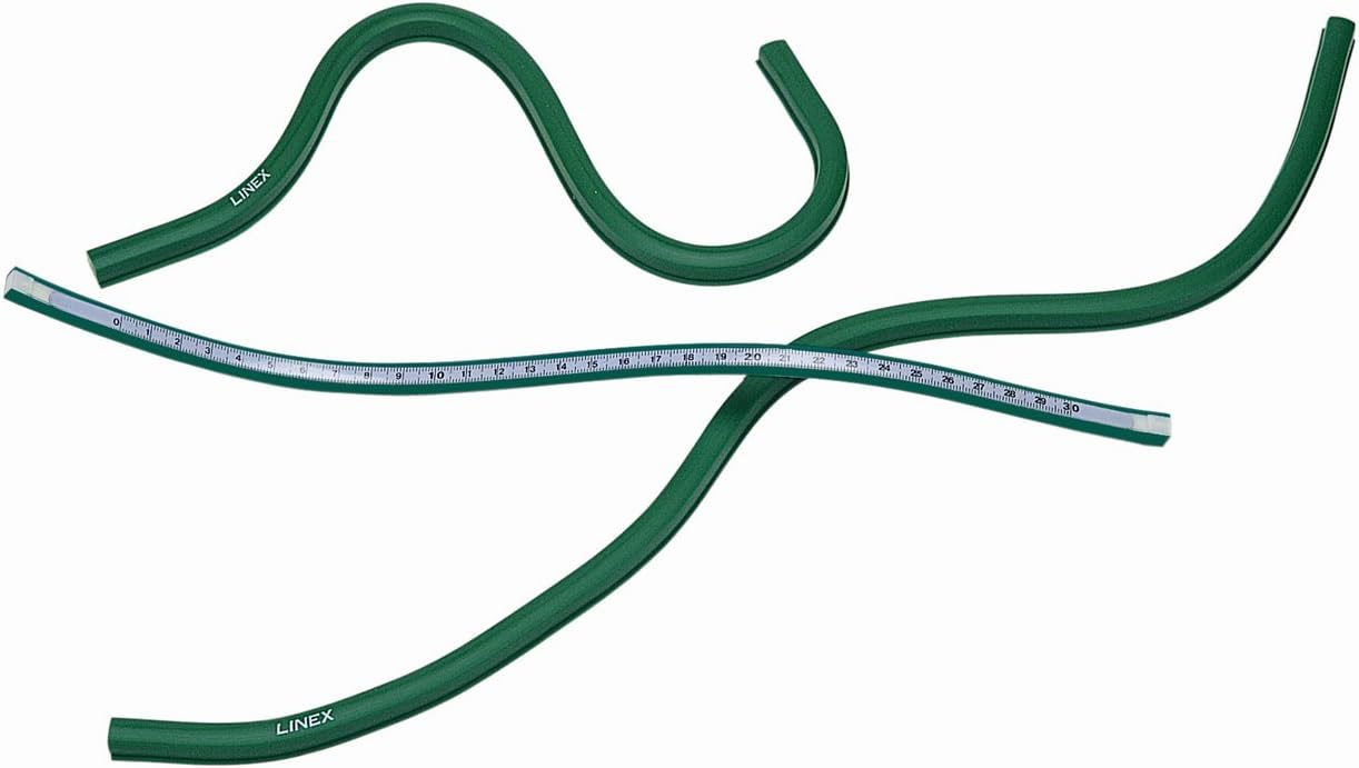 Linex Flexi Curve Graduated Ruler 50cm, FCG50