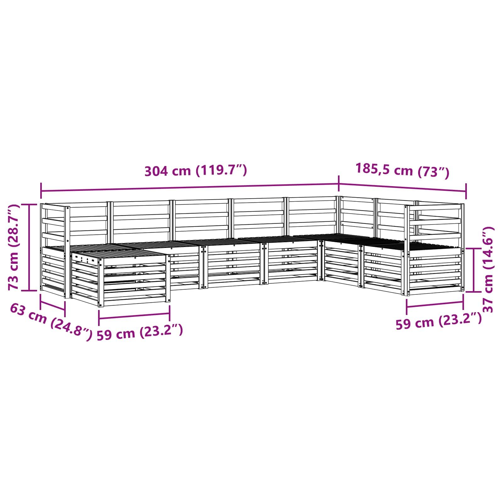8-częściowy zestaw ogrodowy z litego drewna akacjowego, odporna na warunki atmosferyczne, zestaw wypoczynkowy na taras, balkon, do ogrodu, zestaw do jadalni z modułowymi komponentami do