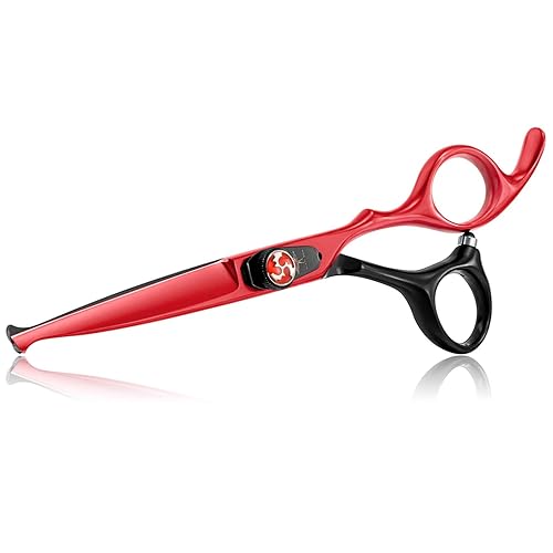 PURPLEBIRD 6 Inch Hair Cutting Shears Kids Safety Rounded Tips