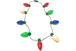 LED Light Up Christmas Necklace