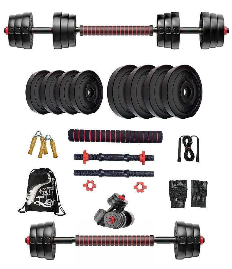 Bodyfit Fitness 3 in 1 Expandable-Convertible Dumbbells Set and Fitness Kit for Men-Women Whole Body Workout, Adjustable Dumble Set Exercise Set, Gym Accessories. (12kg Weight Plates) (B0BH8DZT25) Amazon Price History, Amazon Price Tracker