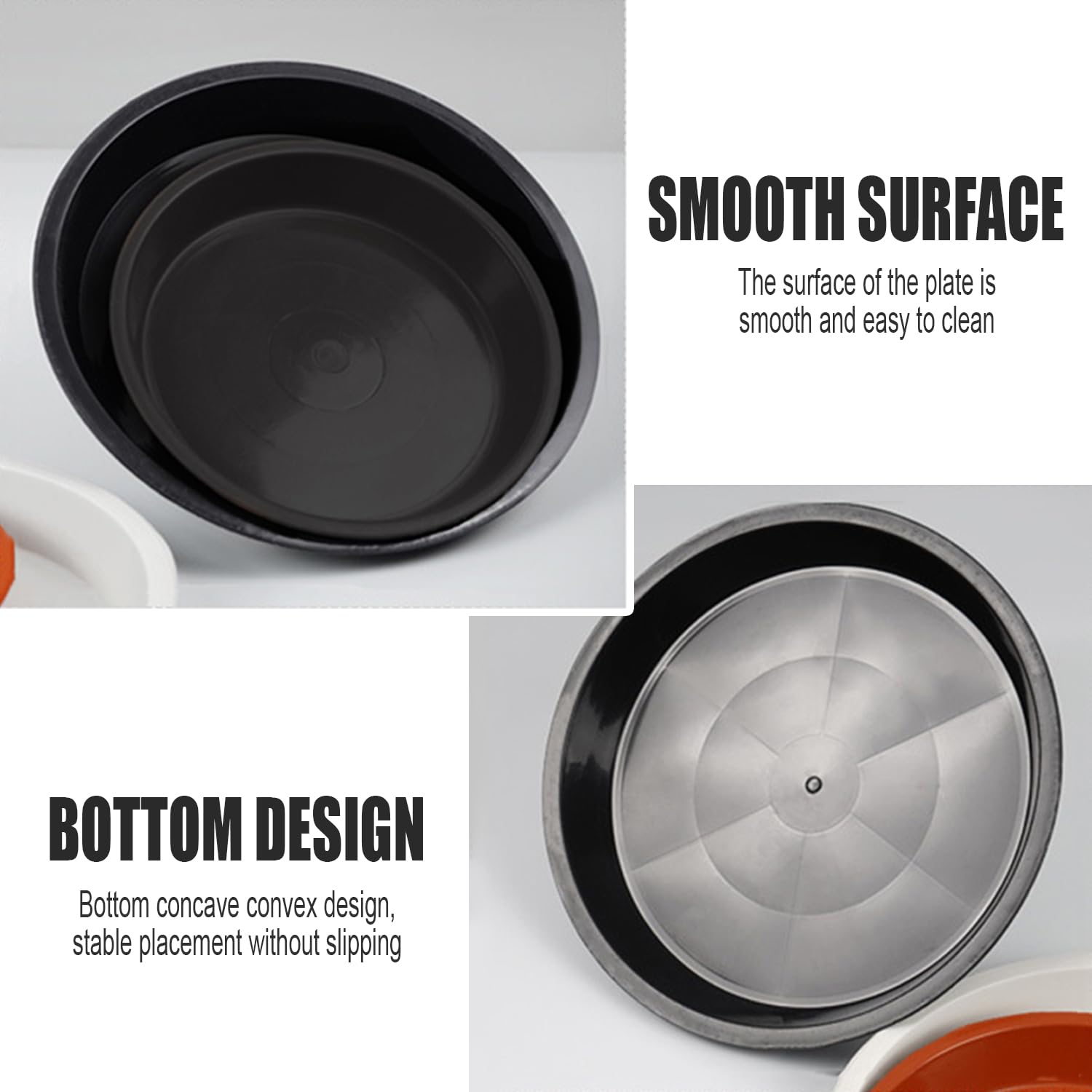 hzbaiyi 5 Pack Plant Saucers - Image 4