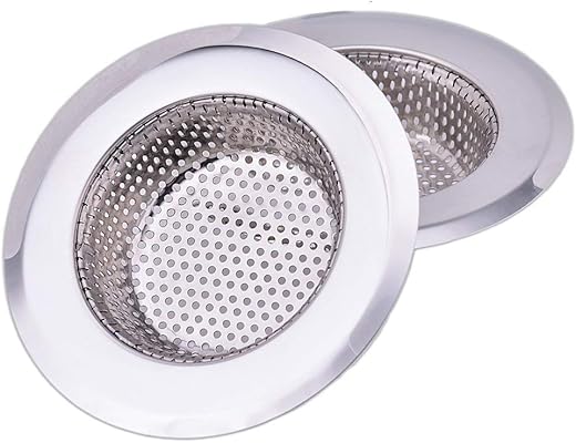 Zollyss 1 Pcs Kitchen Sink Strainer Heavy Duty Stainless Steel Strainer Kitchen Drain Basin Basket Filter Stopper Drainer Sink Jali – 11.5 Cm, 51 Mm