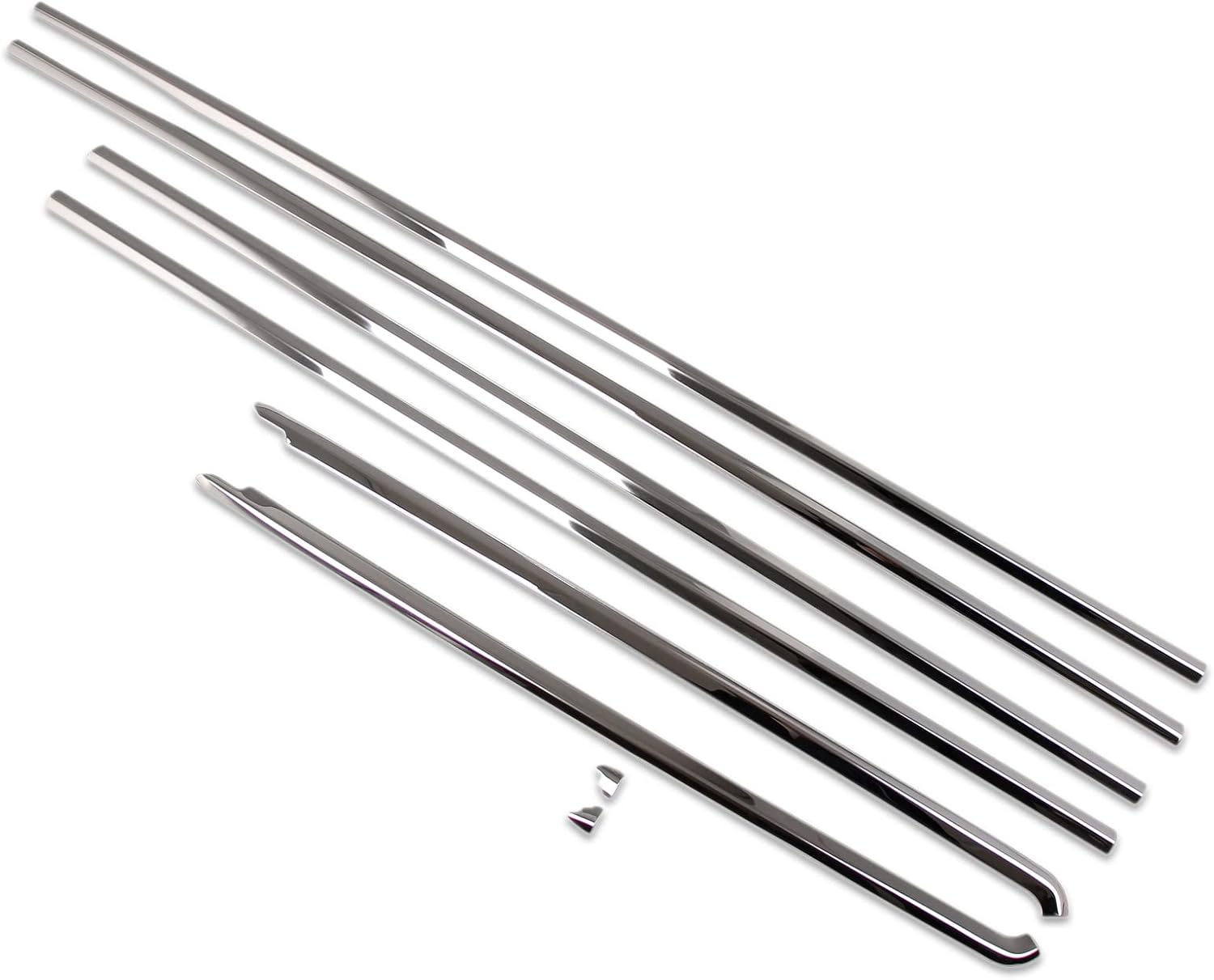 Beautost Fit for Toyota 2021 2022 2023 2024 2025 2026 Sienna Windows Frame Sill Molding Cover Trims Steel