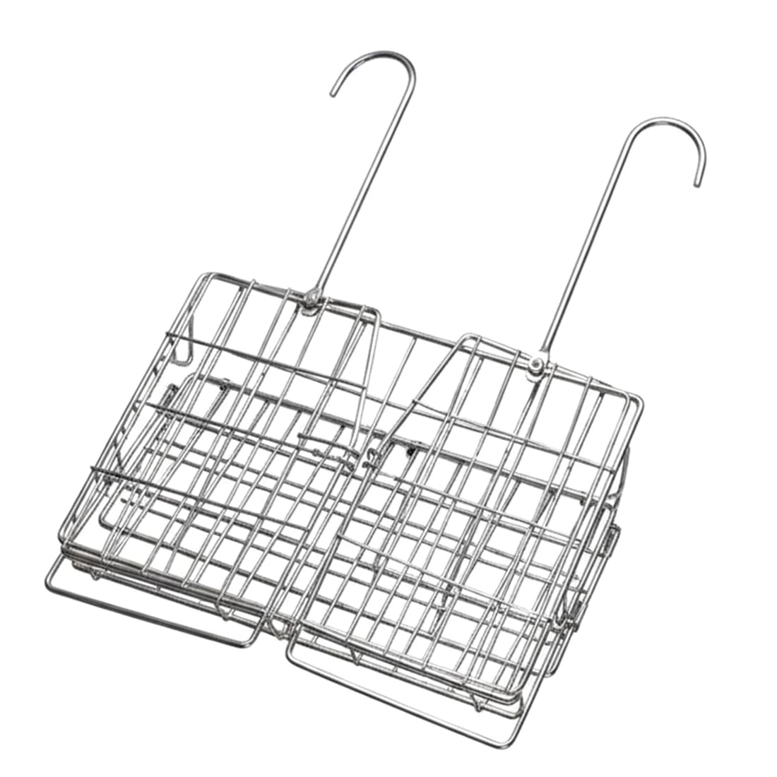 Hndhbfgrt Multifunctional Organizer Stainless Steel Storage Basket Bathroom Portable Hanging Basket Toilet Roll/Shampoo