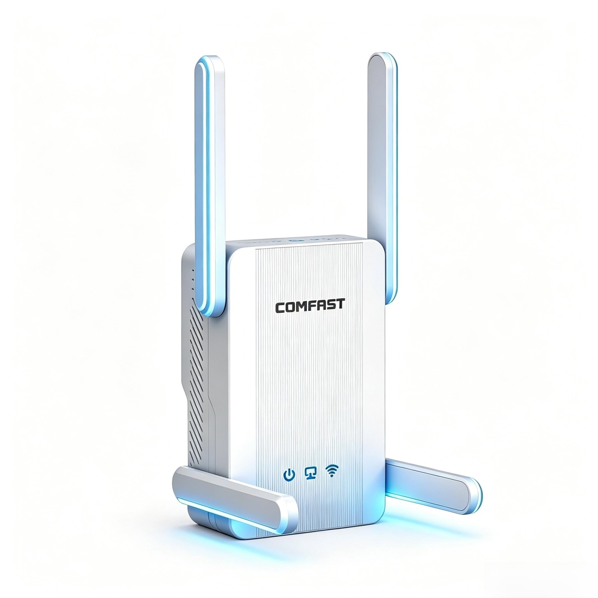 COMFAST AX2700Mbps Amplificador Señal WiFi, Repetidor WiFi 6, Extensor WiFi, Doble Banda 5G/2.4G con 4 Antenas, 3 Modos, Puerto Gigabit LAN, Botón WPS, MU-MIMO, WPA3, Compatibile con los Routers