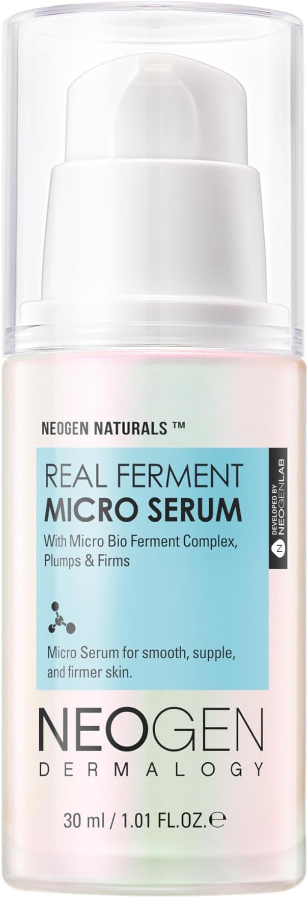 NEOGEN DERMALOGY Real Ferment Micro Serum 1.01 Fl Oz (30 ml) - Facial Serum with Naturally Fermented ingredients (Rice) & Hyaluronic Acid for Hydrated and Healthy skin - Korean Skin Care