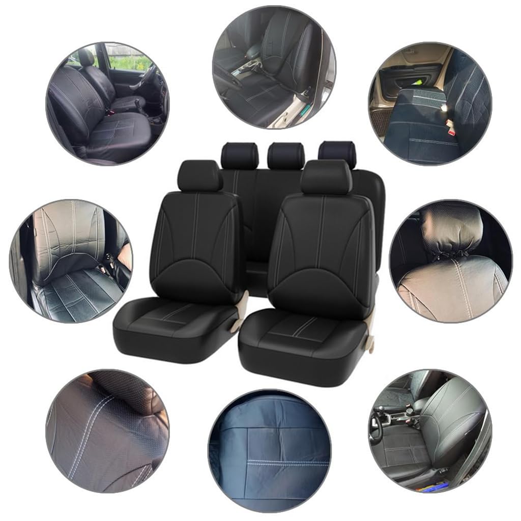 Housses De Siège Auto En Cuir PU – Pour Renault Express II Van 2021-2025 (set 4 Pièces) - 13