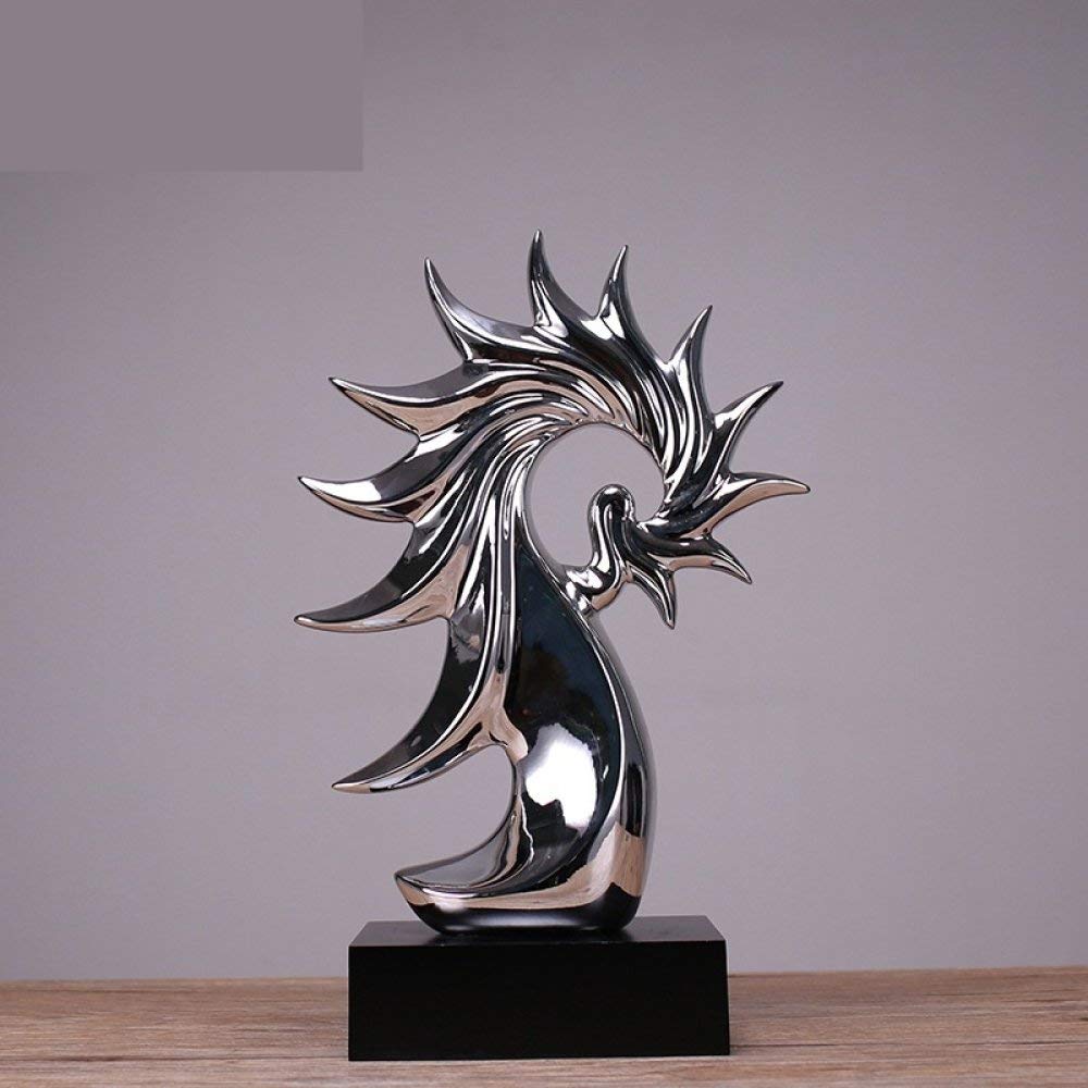 Belle petit statue hippocampe en cadeau d'art pour couples et famille