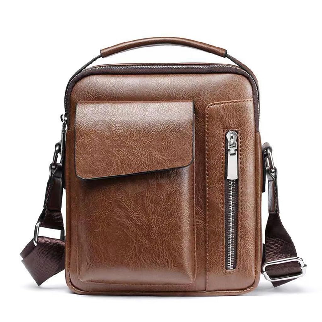 Sac bandoulière en cuir souple pour organiser toutes ses affaires