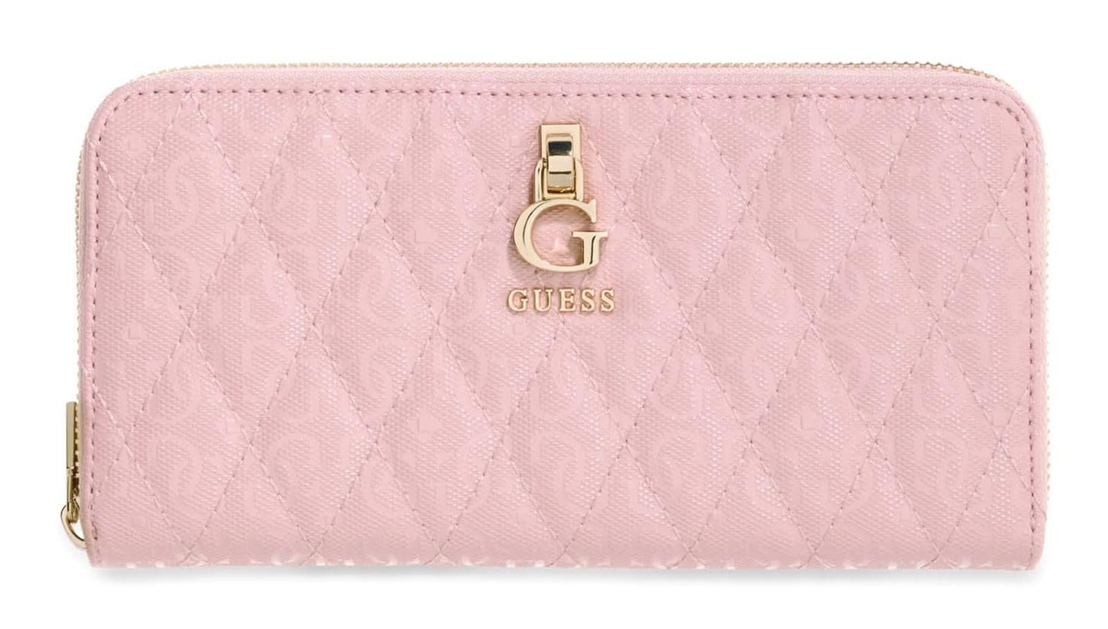 GUESS Monedero Tamara SLG Zip Around Wallet Light Pink Rosa