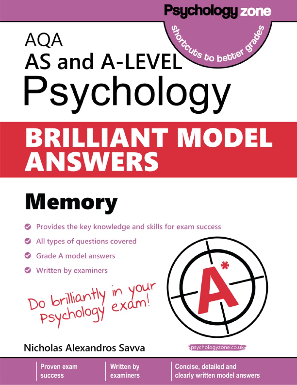 AQA Psychology BRILLIANT MODEL ANSWERS: Memory: AS and A-level