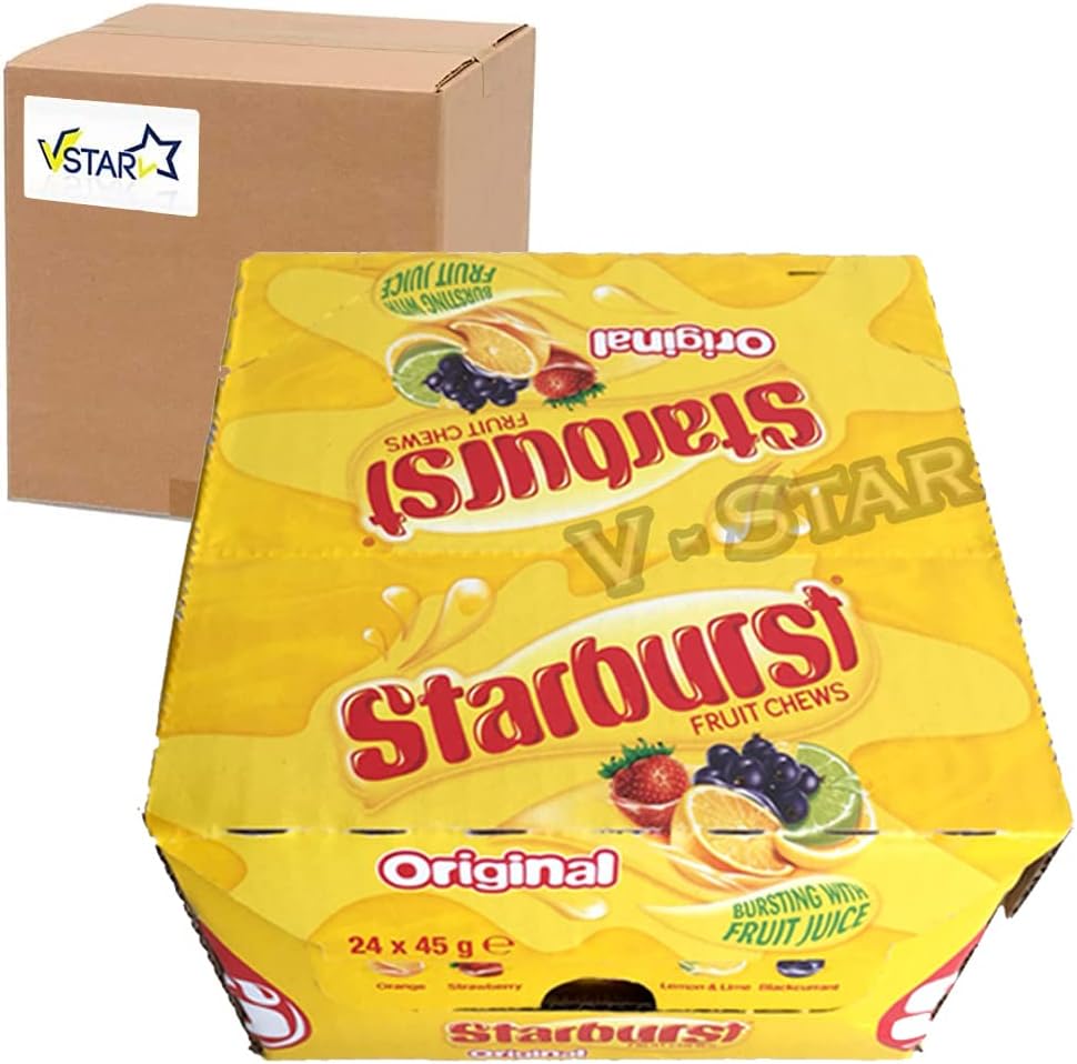 Starburst Fruit Chews (Pack of 24 X 45g)