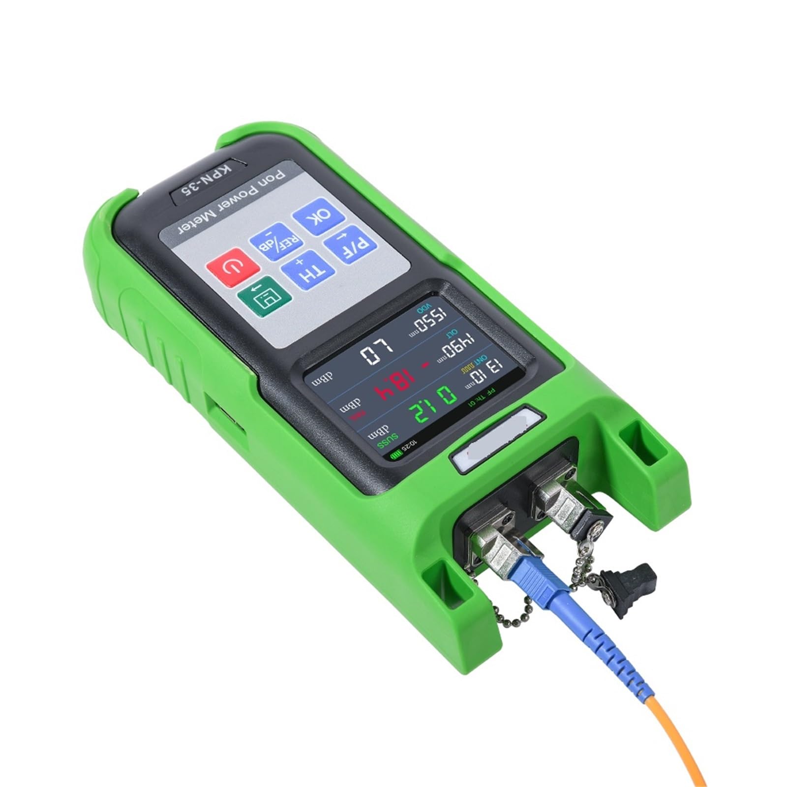 OTDR, Glasfaser-Pon-Leistungsmesser for Pon-Netzwerktests, KPN-35, 1310 nm, 1490 nm, 1550 nm,Anti-Interferenz(KPN-35-APC Connector)