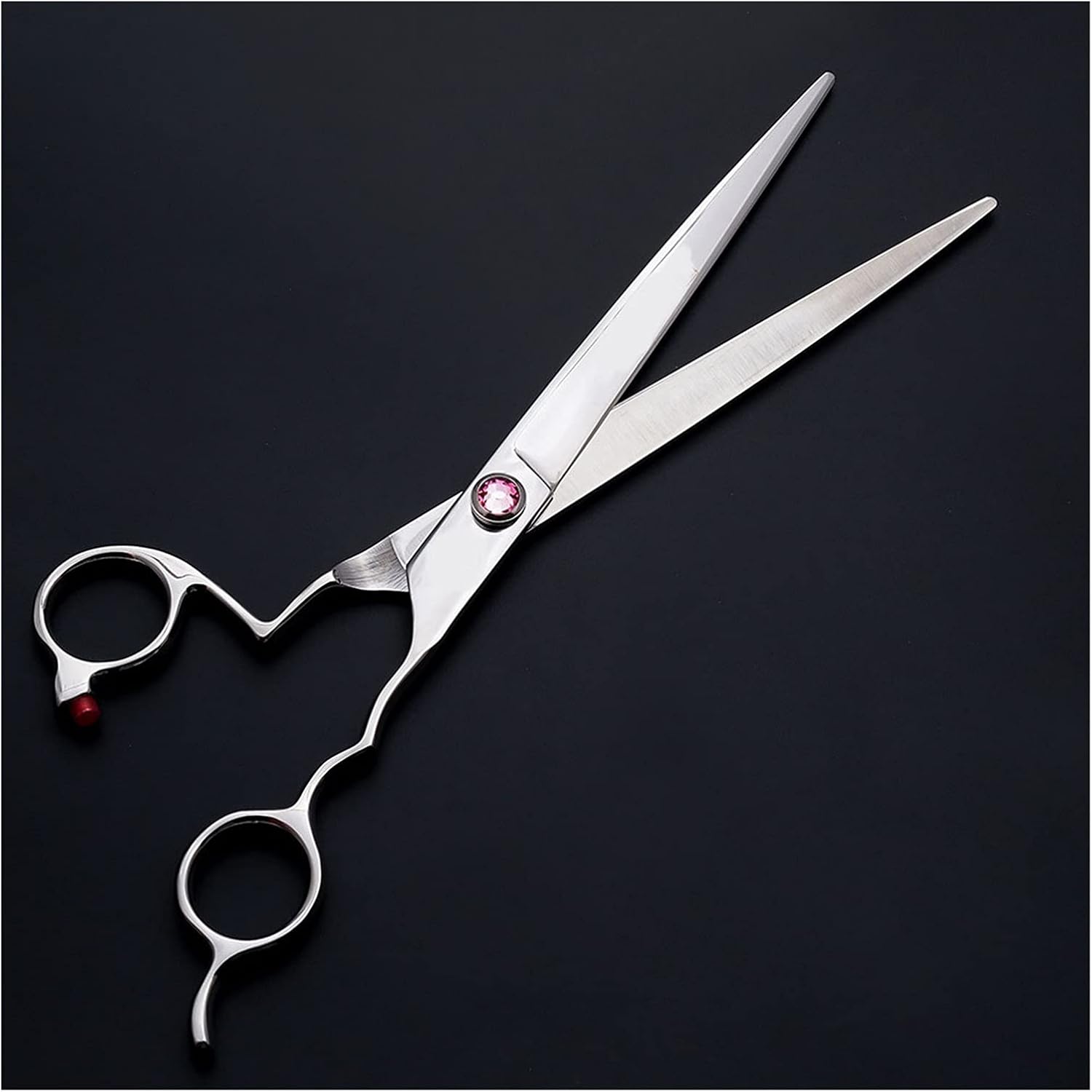 Professional Hairdressing Scissors Cutting Barber Shears Pet Scissors Purple Style Pet Dog Cat Hair Grooming Scissors,Blue Add Bag