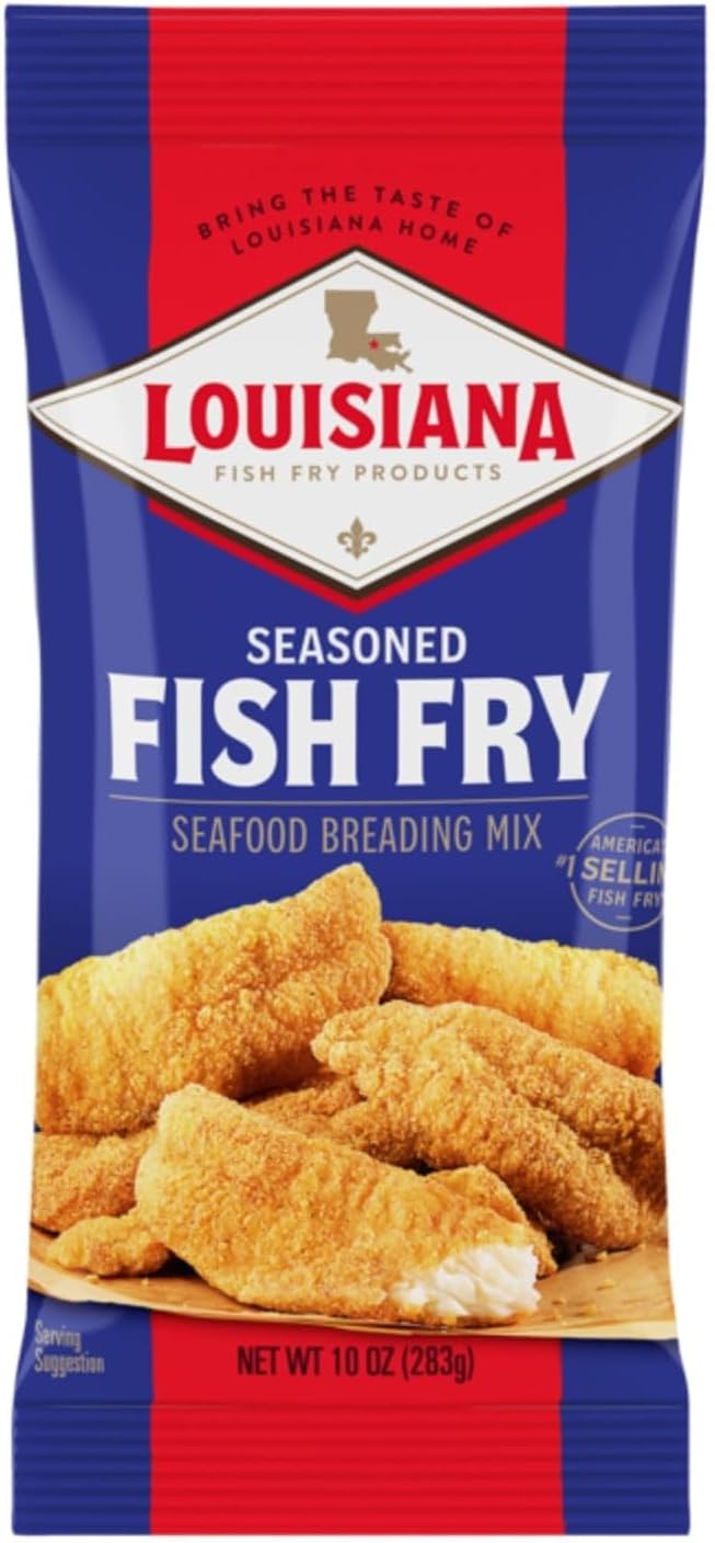 Louisiana Fish Fry Seasoned Fish Fry Mix, 10 oz
