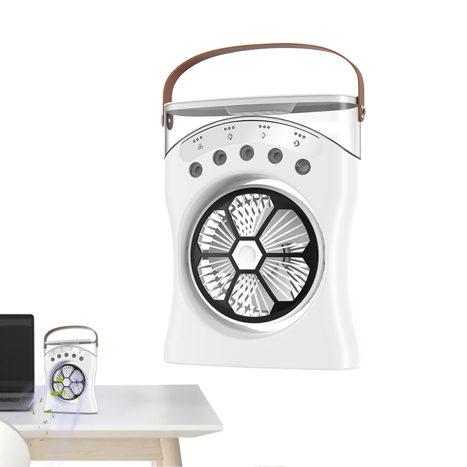 Ventilateur portable silencieux avec batterie rechargeable