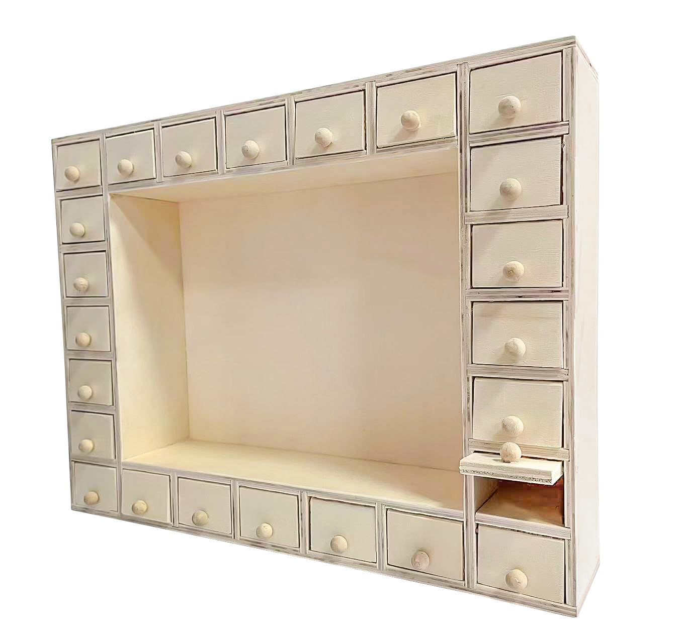 Calendrier de l'avent en Bois 35,​5 x 27 x 7 cm