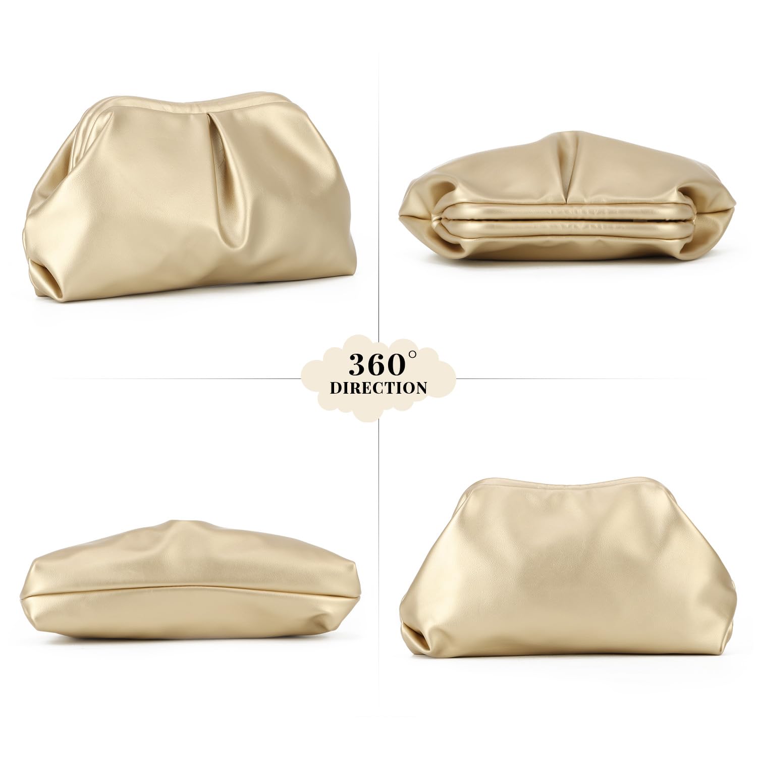 Morbido PU In Pelle Pochette Borse per Le Donne Formale Borsa Da Sera Elegante Borsa