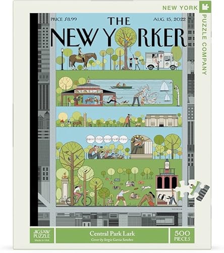 Miniatura 3 de New York Puzzle Company - New Yorker Central Park Lark - Rompecabezas de 500 piezas