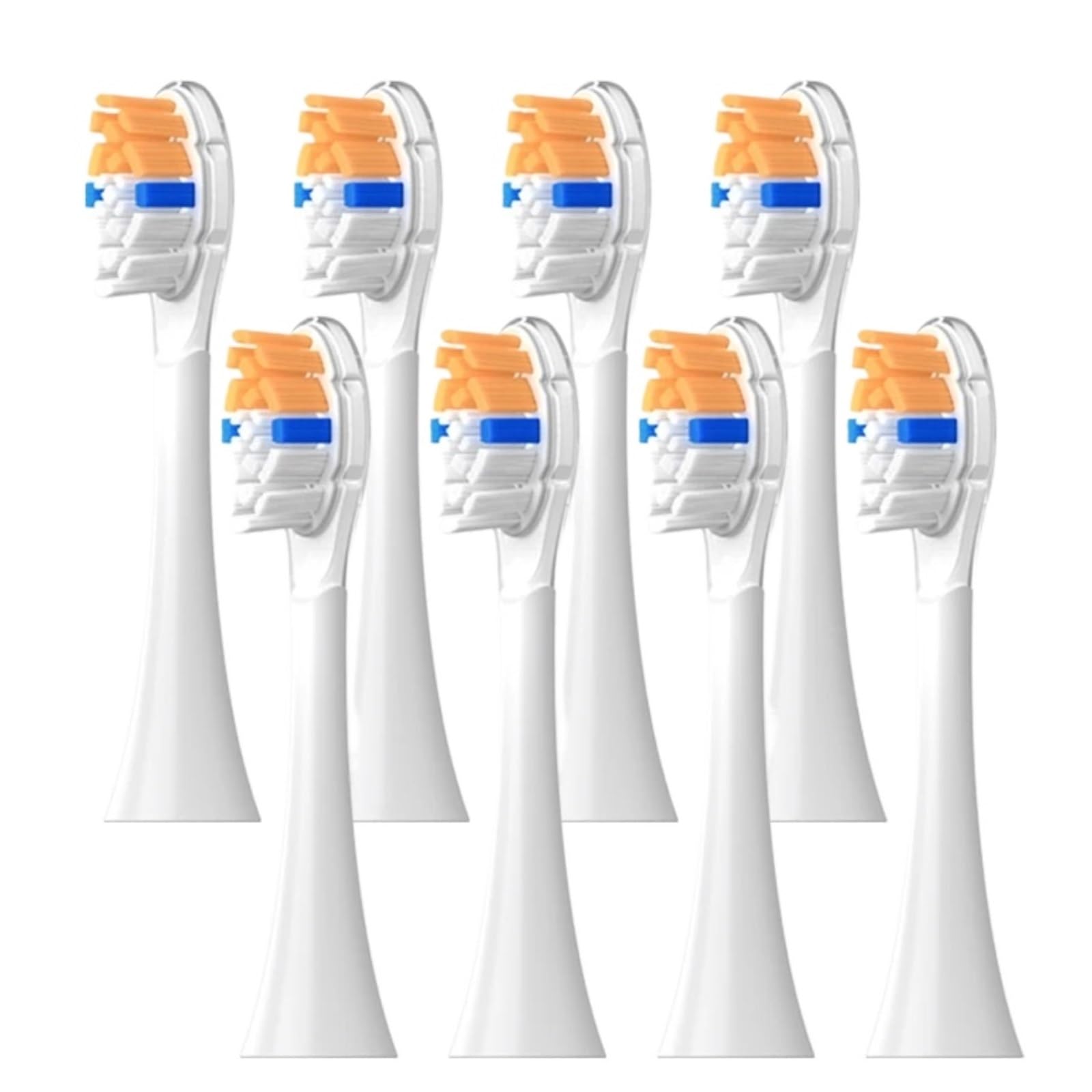 Zrksgbvyct Electric Toothbrush A3 Replacement Brush Head. Compatible For Philips HX6064 HX6930 HX6730 Sonic Electric Toothbrush(8 blue)